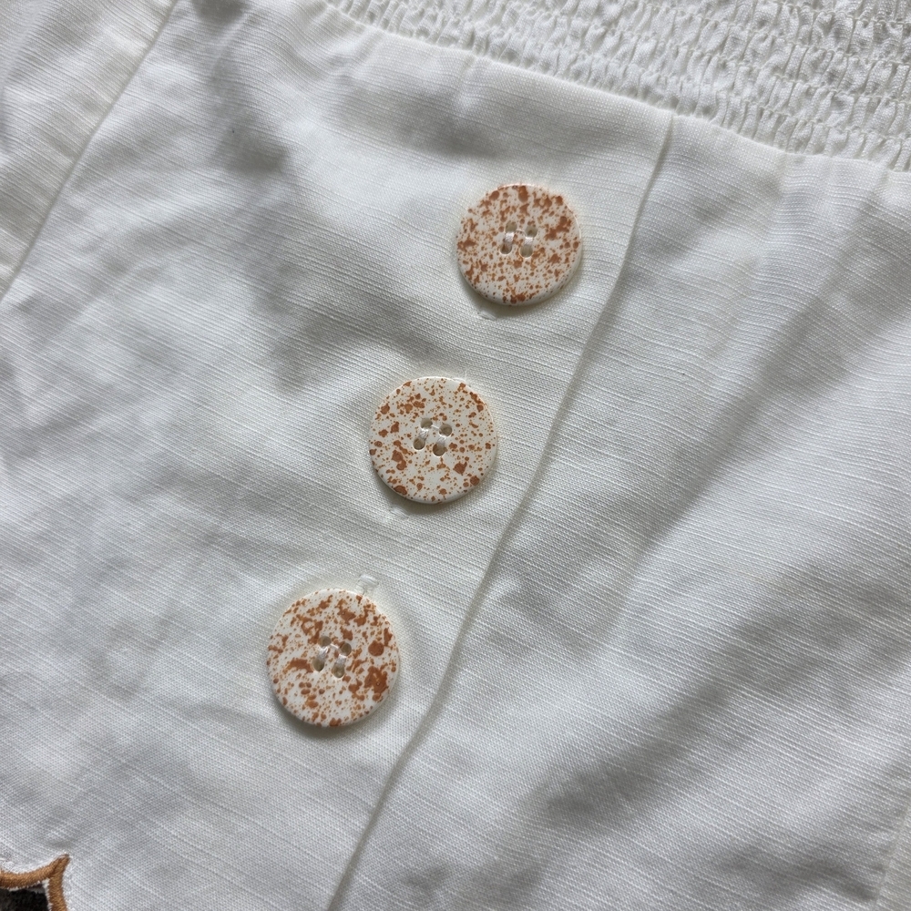 Tuckernuck White Camisole with Scalloped Trim - Picture 7 of 8